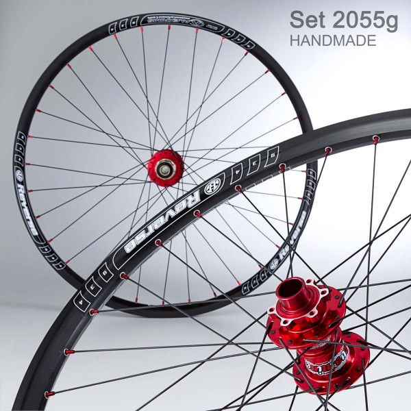 Reverse HR Evo9 135/12+10mm red + 934 blk+Ni.blk