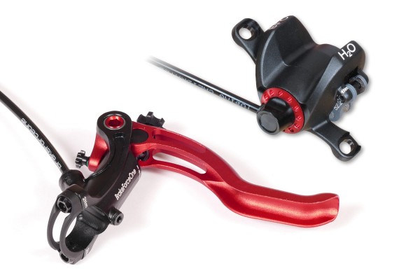BFO Bremsset H2O - 2-Fingerhebel (Rot)