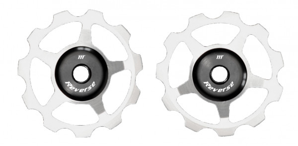 Reverse aluminium pulley set, for Colab chain tensioners, with sealed ball bearings